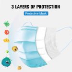 Professional Medical Mask Disposable 3-Ply Face Mask Antiviral Medical Surgical Dental - Image 3