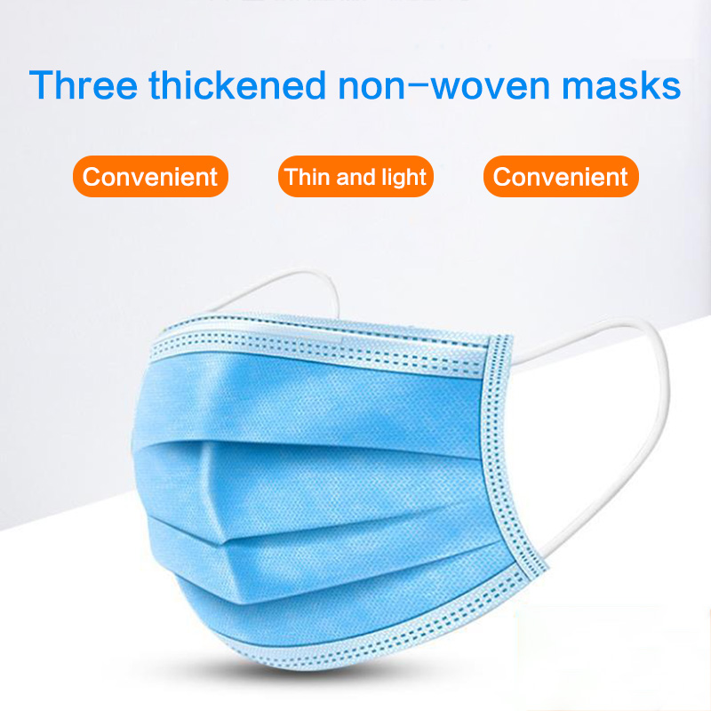Face Mask disposable.jpg Professional Medical Mask Disposable 3-Ply Face Mask Antiviral Medical Surgical Dental - Image 1